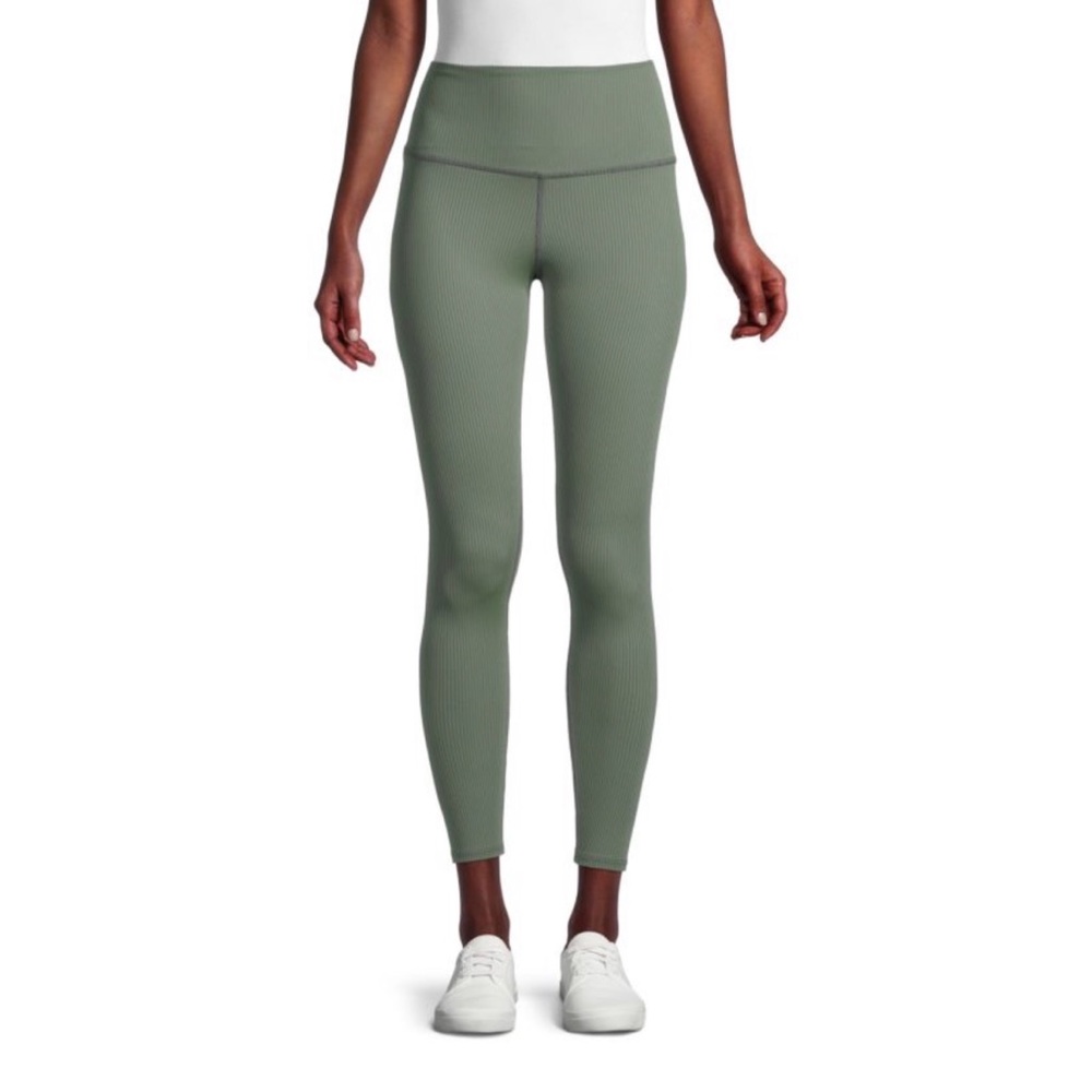 Electric & Rose Sawyer Ribbed Ankle Legging in Army Size Medium